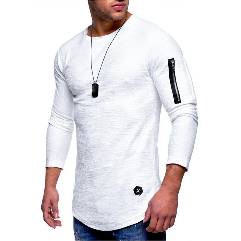 Casual Streetwear Long Sleeve Solid Pocket portwear Tops