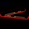 Waterproof Acrylic Moving LED Welcome Pedal Car Scuff Plate Pedal Door Sill Pathway Light for W204 A6 A3 A4 A5 B8.5 F18 F10 K5