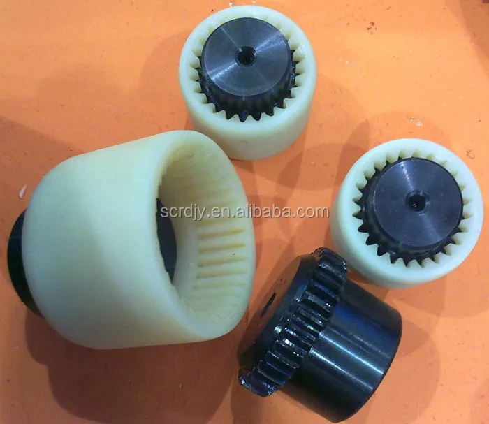 Plastic sleeve type gear motor couplings, View plastic gear coupling