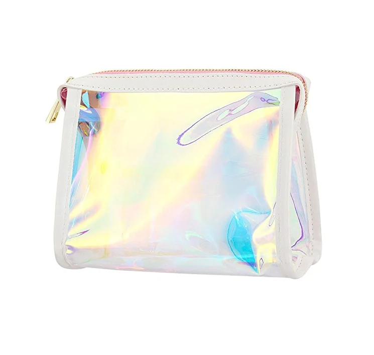 rainbow clear purse