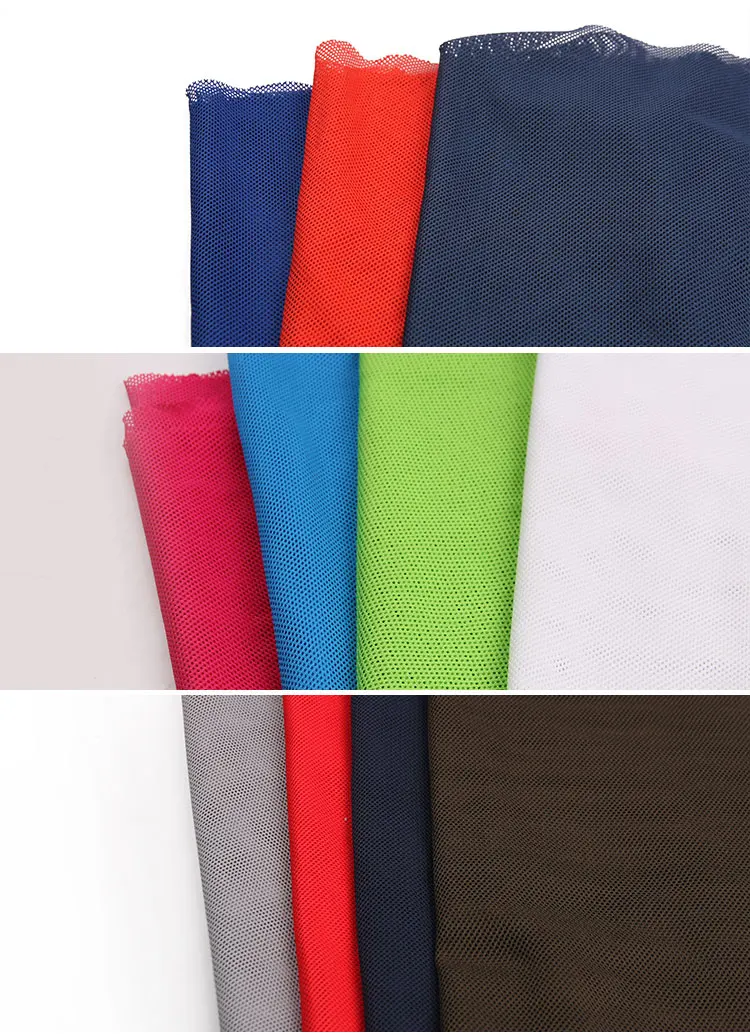 Knitted Pet Carry Bag Mesh Fabric Breathable Polyester Mesh Fabric For