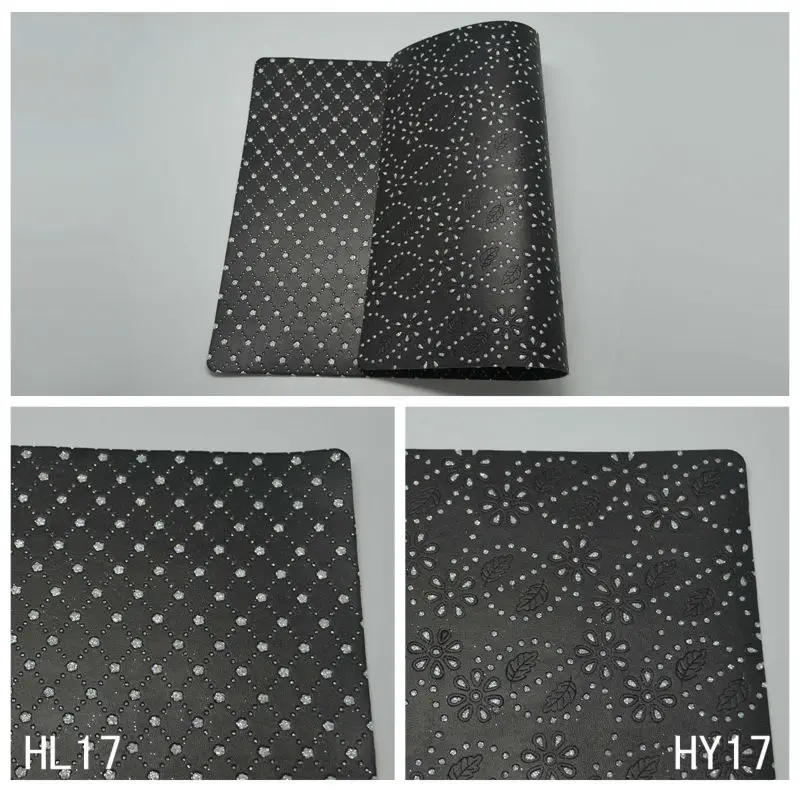 Cheap Pvc Vinyl Black Glitter Party Coffee Leather Placemats Buy