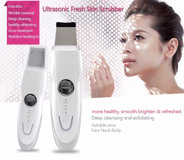 ultrathin portable ultrasonic skin scrubber Peeling Machine