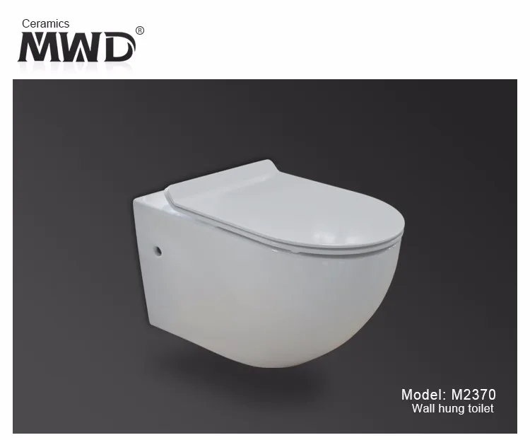 Manufacture AAA Quality European Washdow Wall Hung Color Ceramic Toilet set with Bidet 2376 set
