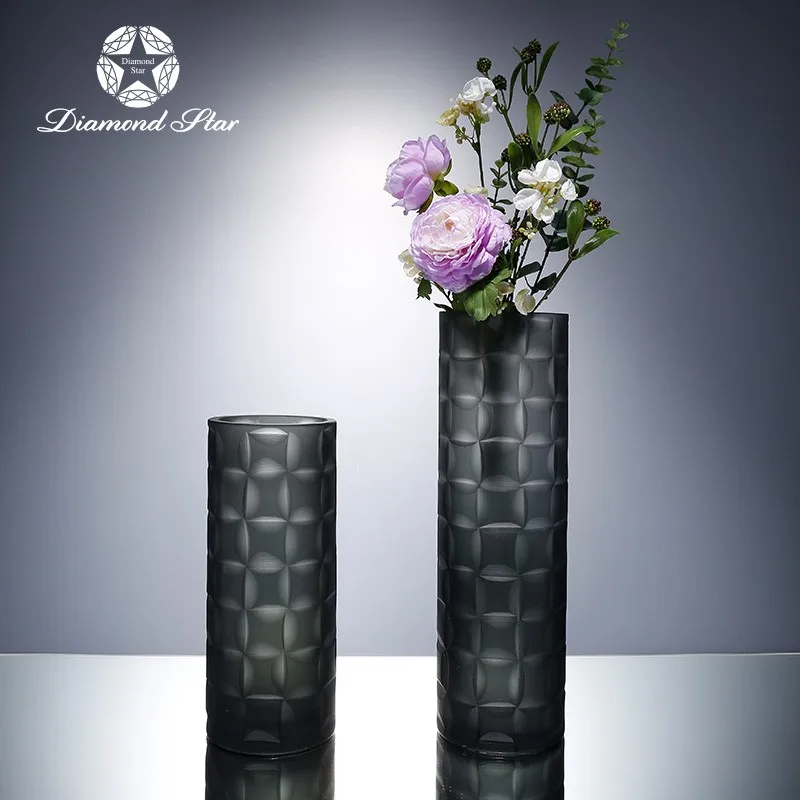 Wholesale Handmade Hot Cheap Bulk Modern Tall Slim Colored Glass