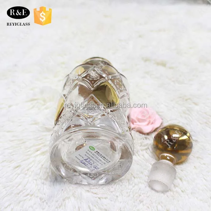 150ml Arabic Gold Glass Decanter Bottle For Oud Oil Buy 150ml Glass