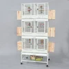3 layer bird cage small parrot breeding cages with middle division B42