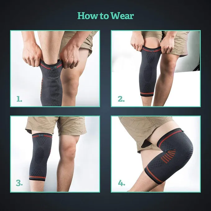 Wholesale Knee Compression Sleeve Support for Men and Women