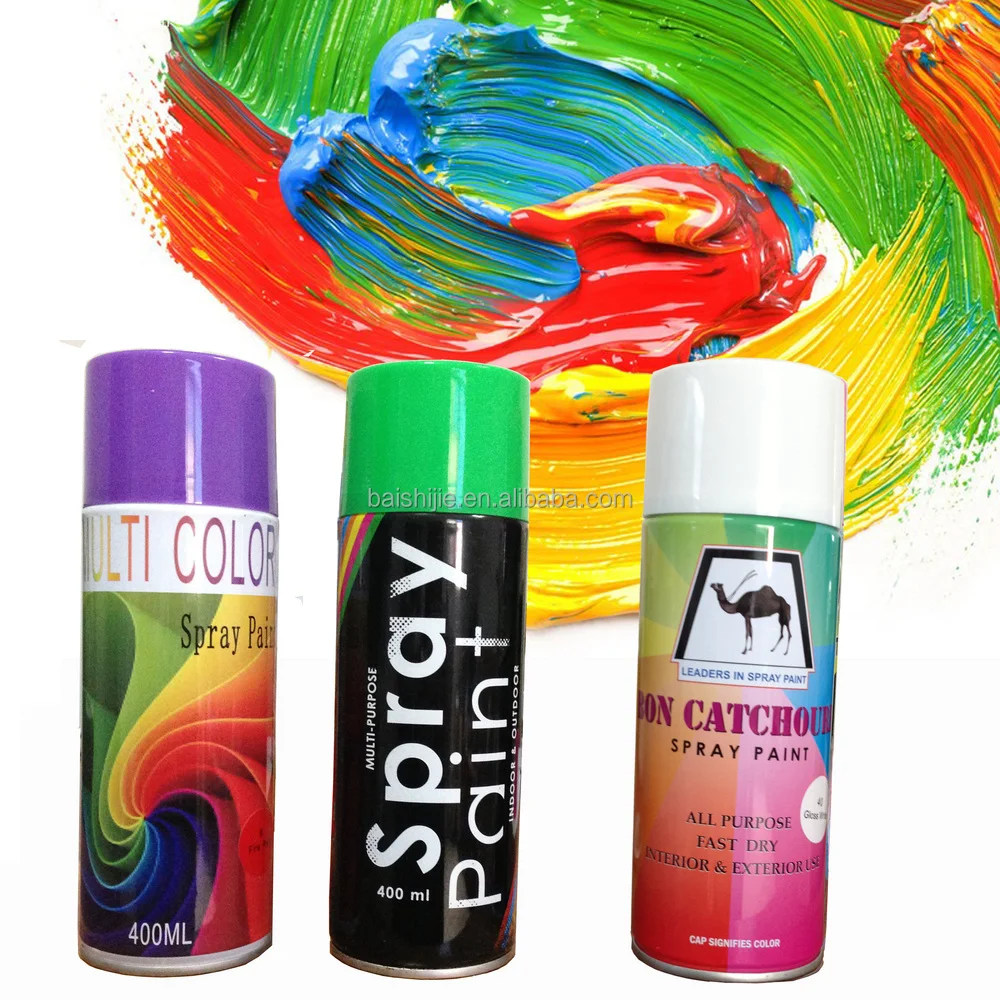 plastic spray paint colors