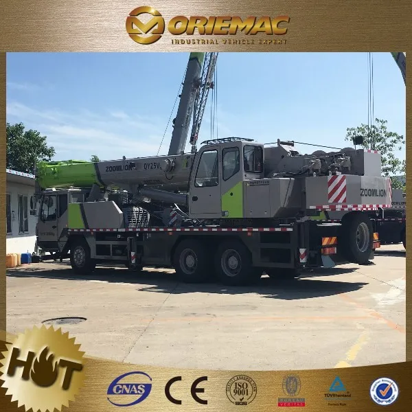 Zoomlion 25 Ton  Qy25v531 Truck Mobile  Crane  With 5  Section 