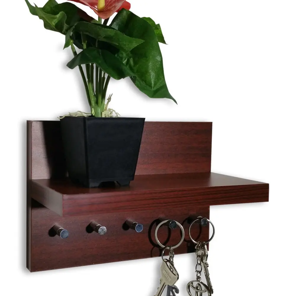 key holder with shelf