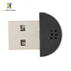 USB2.0 Mini Microphone Mic Audio Adapter Driver Free for Laptop Desktop PC Raspberry Pi 2 3B 3B+