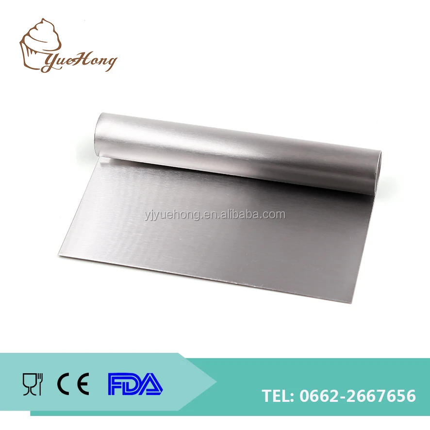Stainless Steel Bench Scraper For Icing Smoother And Dough Cutter Buy