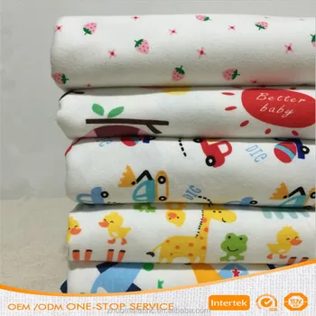 Cotton jersey printed knitted fabrics 