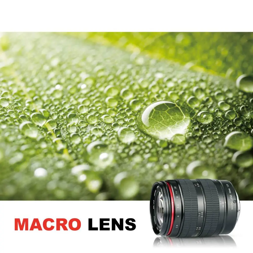 MEIKE MK-85mm f2.8  Manual Focus  Aspherical Medium Telephoto Full Frame Macro Lens for Canon/Nikon  Cameras