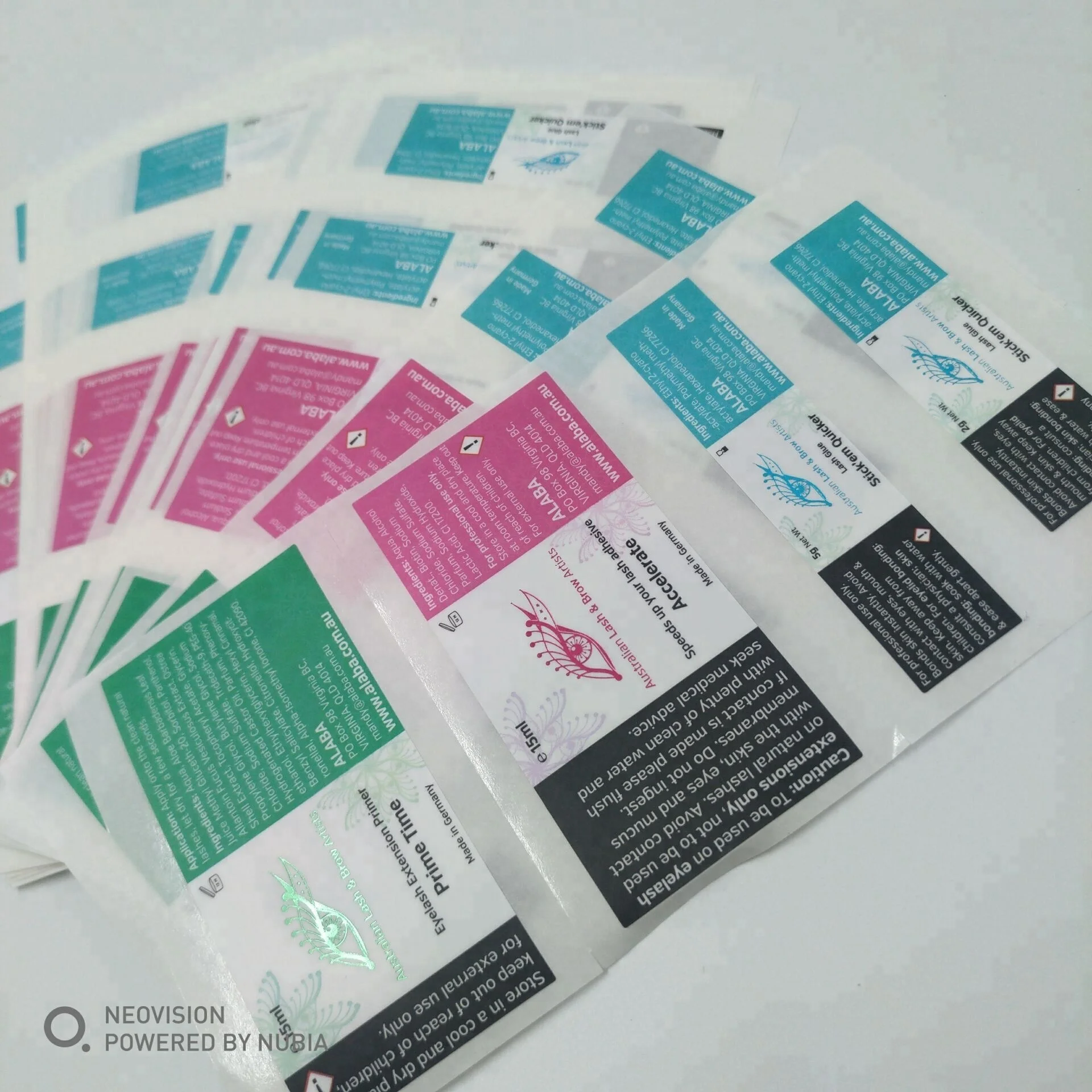 Kraft Backing Paper With Permanent Adhesive Sticker Supplied On Semi