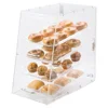 Promotional Safety Acrylic Food Display Bread Cookies Storage Box