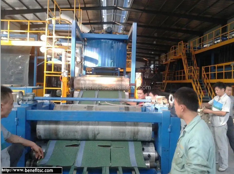 Glazed 5 Tab Asphalt Shingle Stone Coated Roofing Tiles Production Line