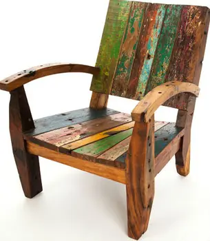 Chair Made Of Old Boat Wood Bwc35 Chair Made Of Old Boat Wood Bwc35