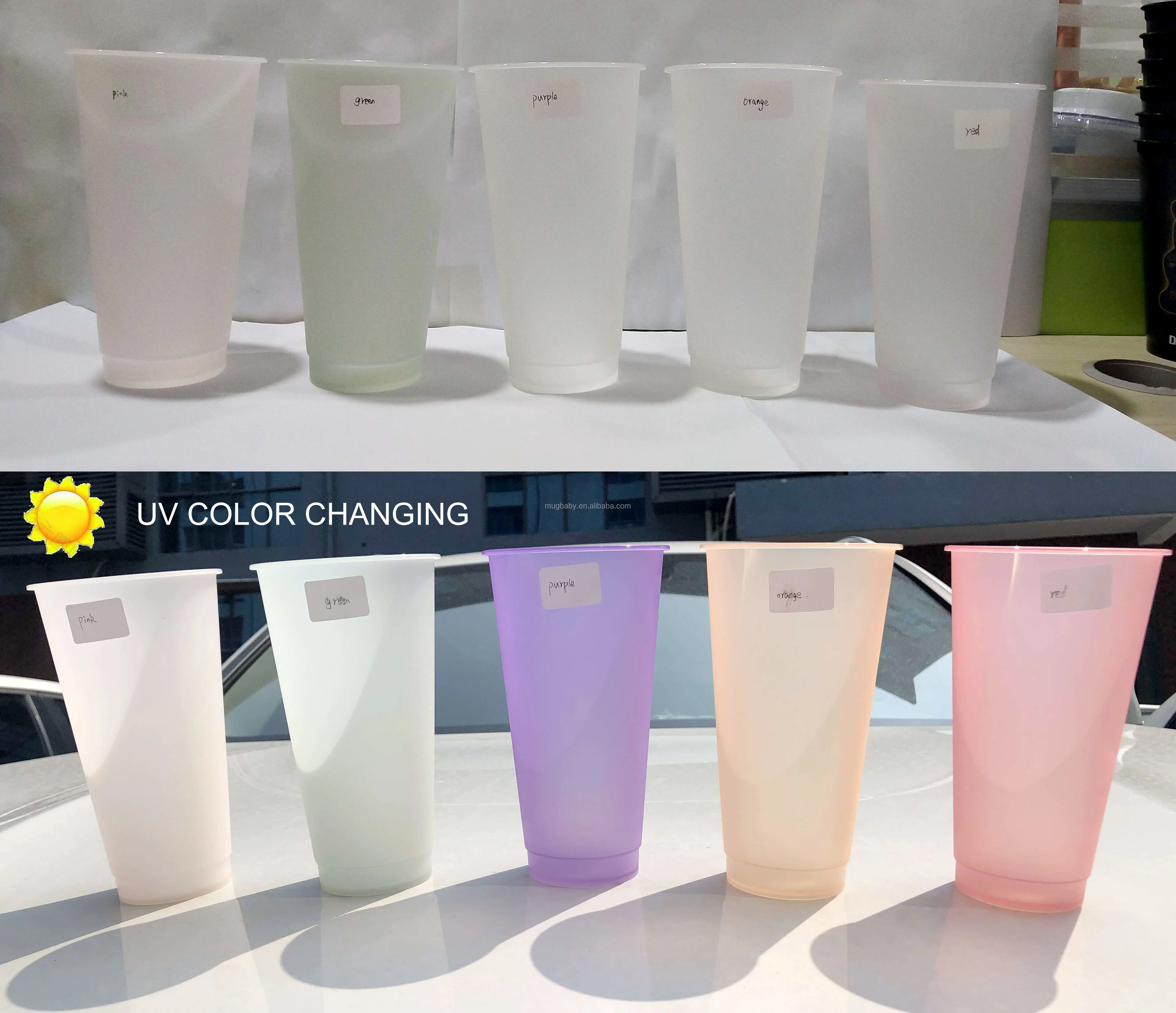 uv color changing cup