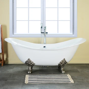 Two Person Sofa Bath Tubs With Claw Foot For Fat People Used Cast Iron Bathtubs Big Size Bathtub