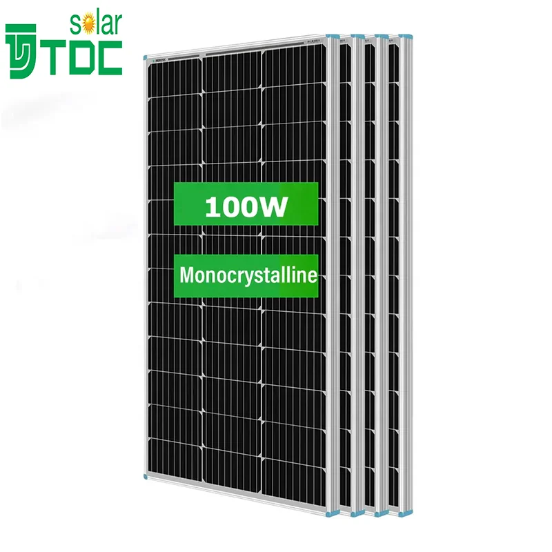 100W Monocrystalline Solar Panels - Efficient Power Solutions