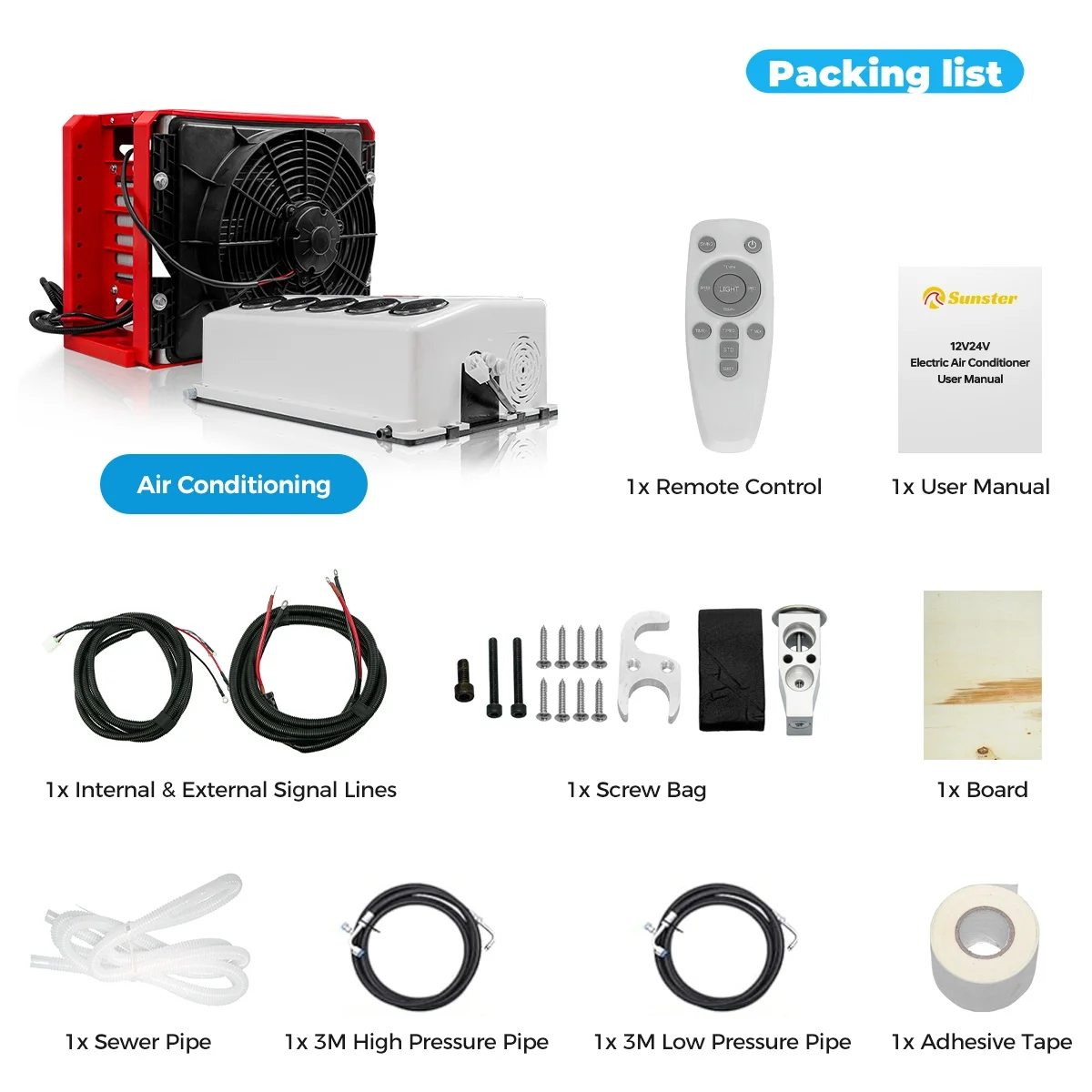 Auto Parking Air Conditioner, XMZ, 24V - detail 10