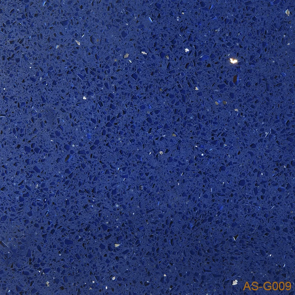 Artificial Stone Sparkle Blue Quartz Countertop Buy Artificial Stone