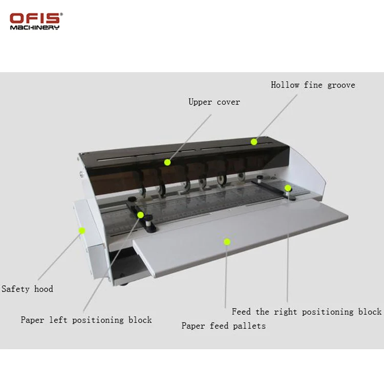 SH500 Desktop Electric Perforating Paper Creasing and Cutting Machine