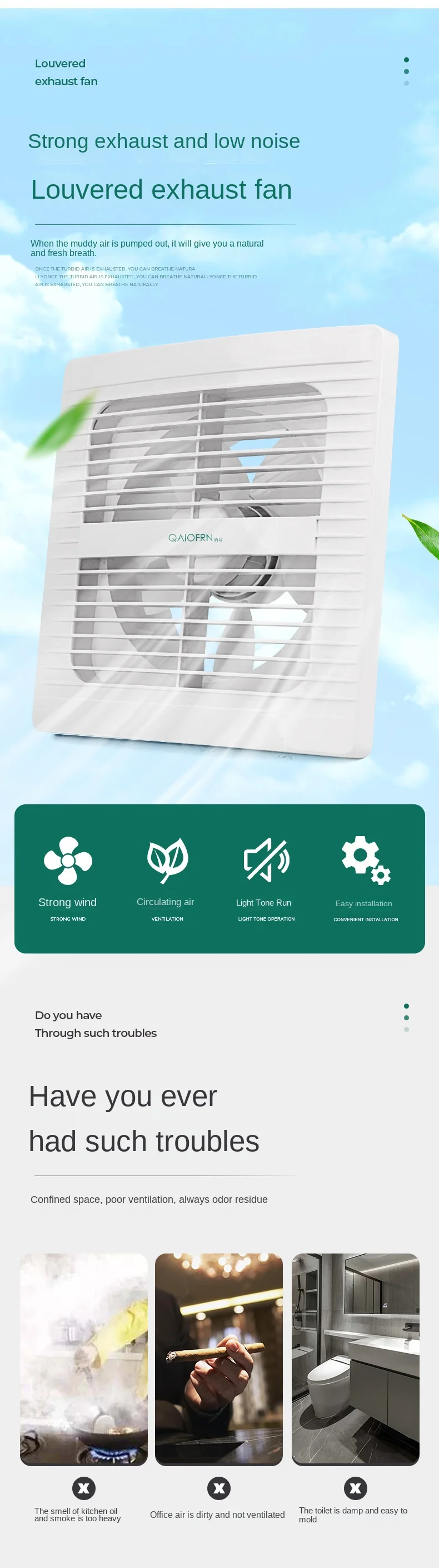 Solar Powered Ventilation Fan, 4-Inch, plastic - detail 6