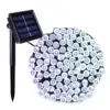 20 LED Fairy Lights 3D Pumpkin Solar Halloween Decoration String Flash