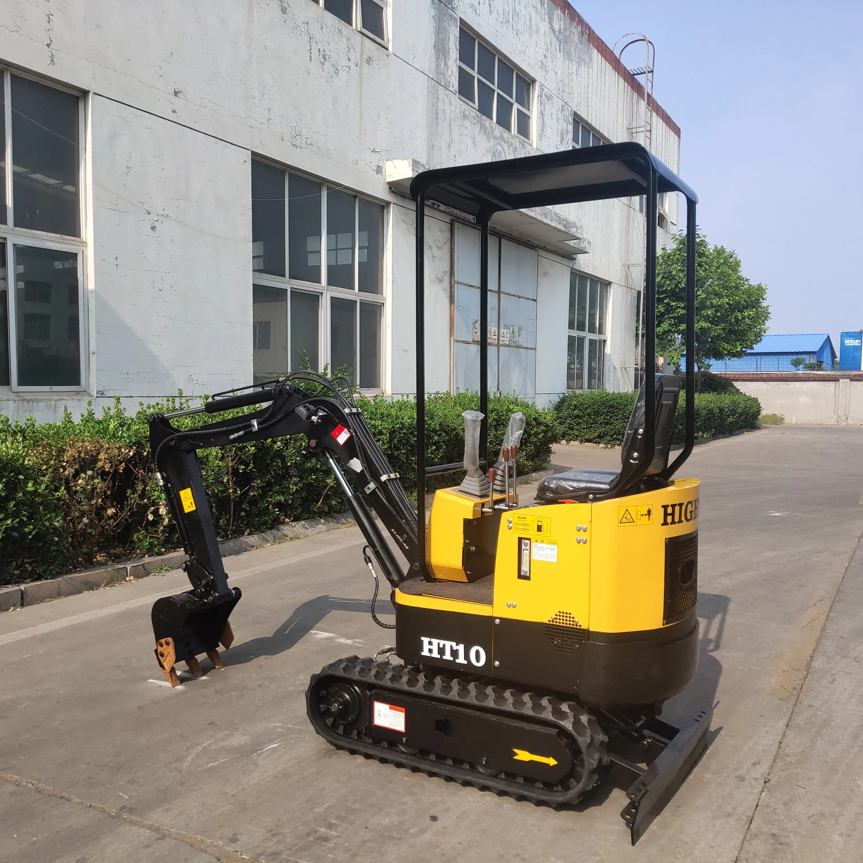 Hightop Ht10 1 Ton 1000kg Crawler Small Digger Mini Excavator Price For