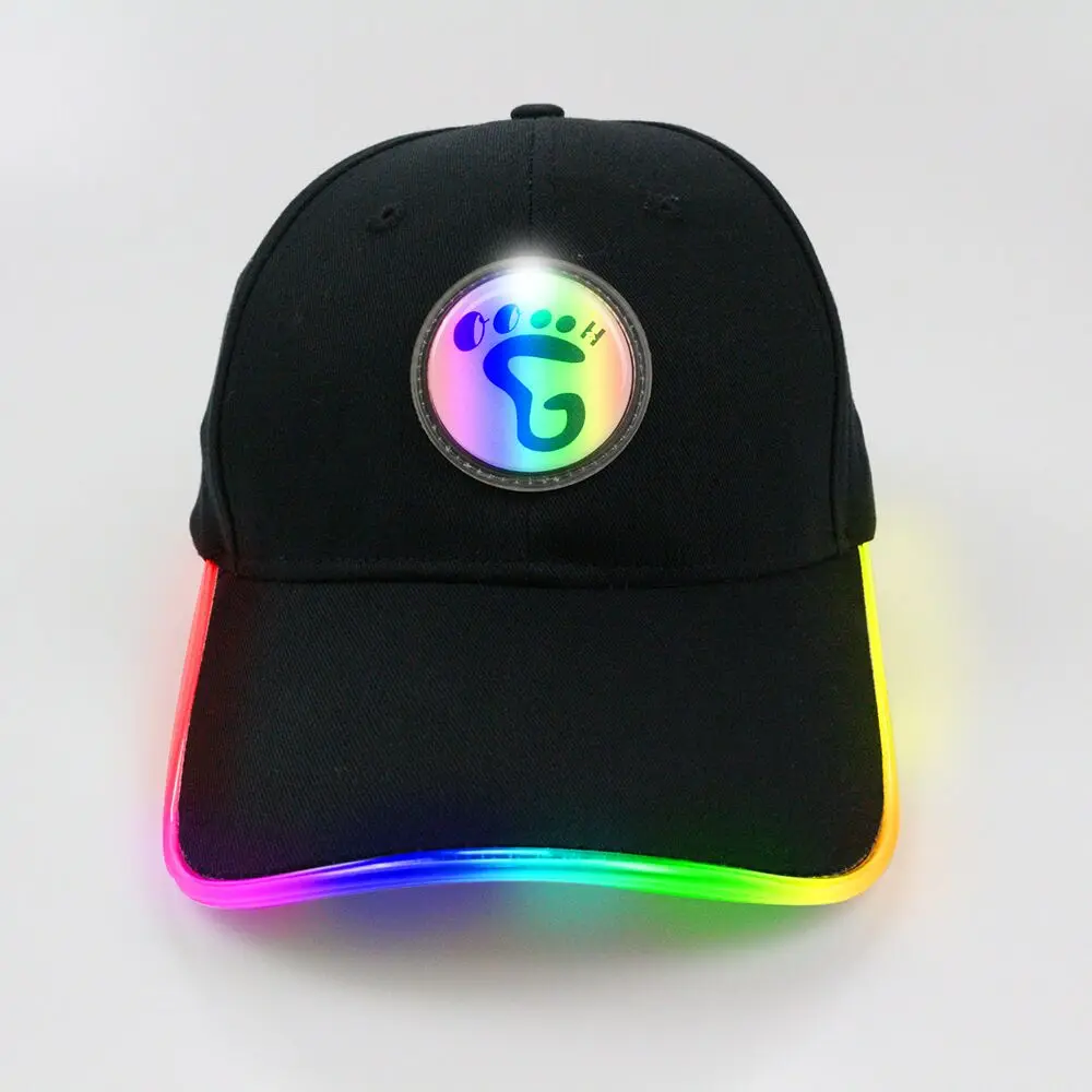 led lighted hats caps