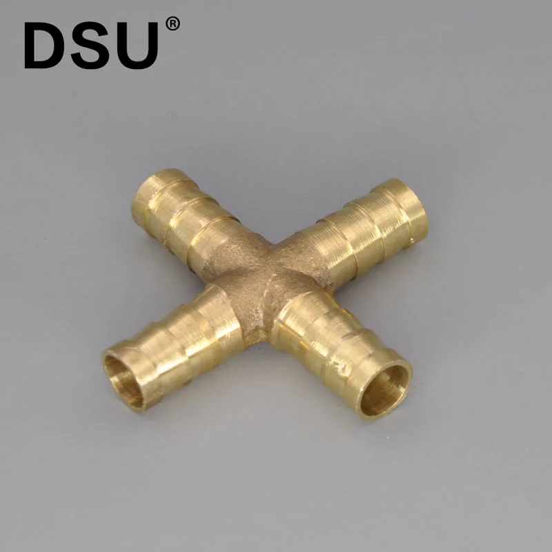 1//4 de pulgada OD Compresión Tee De Bronce suave cobre tubo montaje TNP Aire Agua Combustible