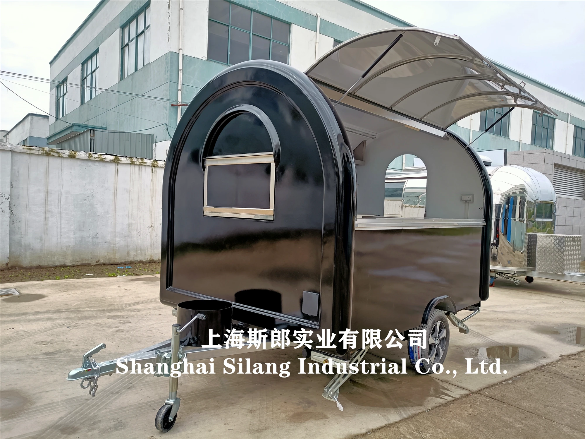 Custom Ice Cream Mobile Cart Coffee Caravan Mobile Kitchen Store Vending Trailer  Food truck manufacture