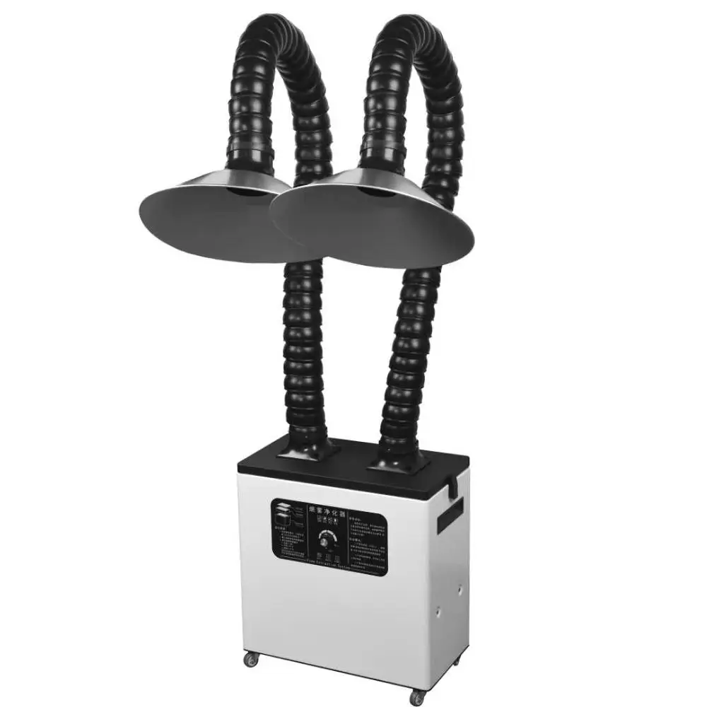 便携式焊接排气移动焊接烟尘净化器或钎焊排烟机桌面焊接烟雾吸收器