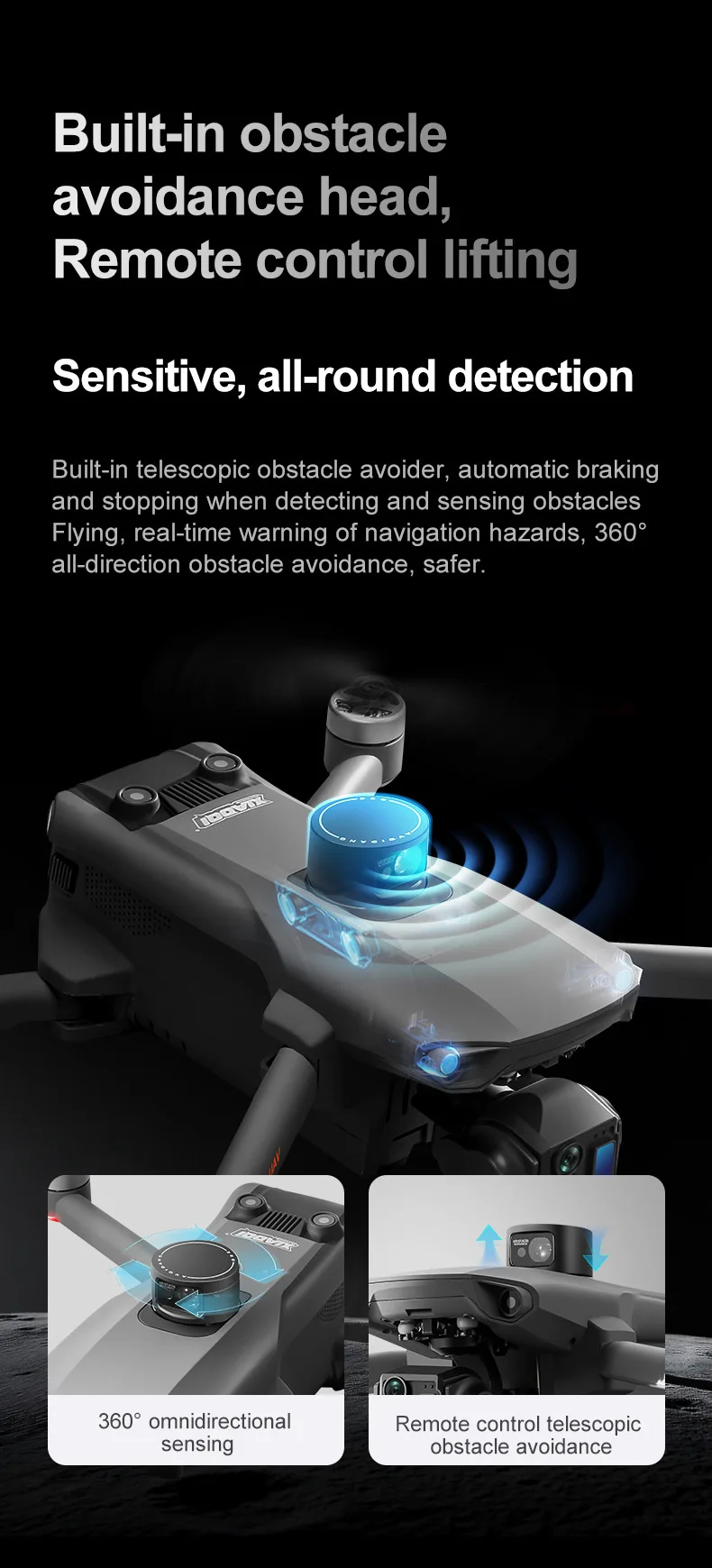 A25 PRO Drone New 8K HD Aerial 3-Axis Gimbal Long Battery Life RC GPS 6km Range Drone 5.5inch Chscreen Brushless Dron VS P7MAX