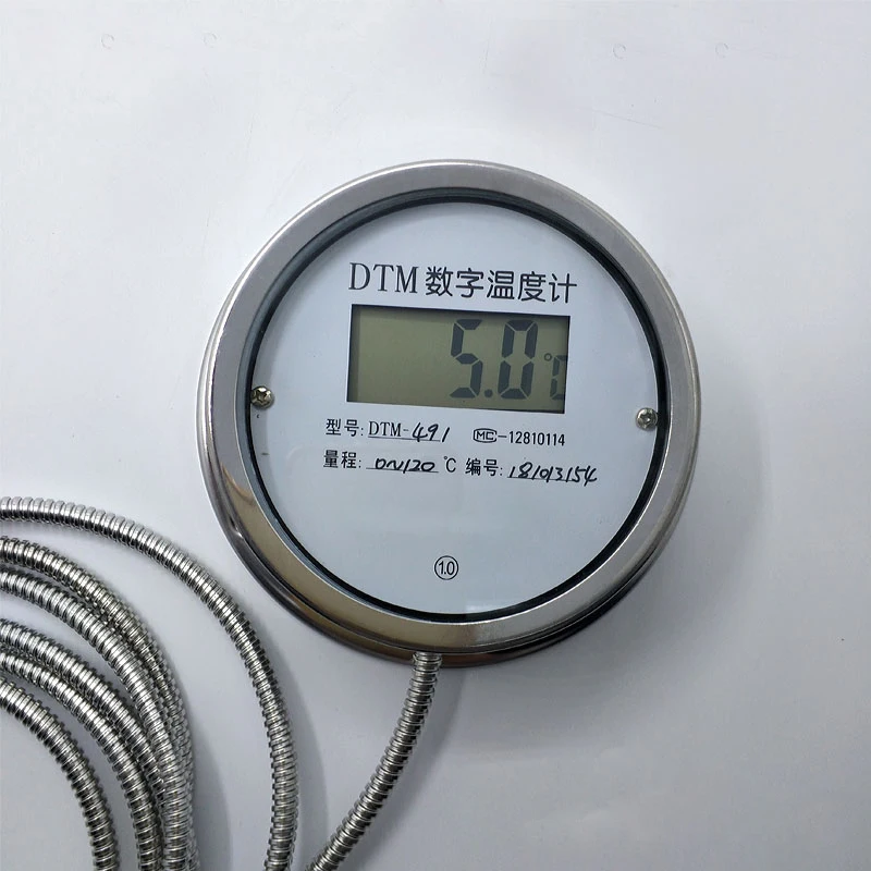 1 pcs High Temperature Industrial Boiler Electronic Digital Thermometer  Water Temperature Meter With Probe Thermometer
