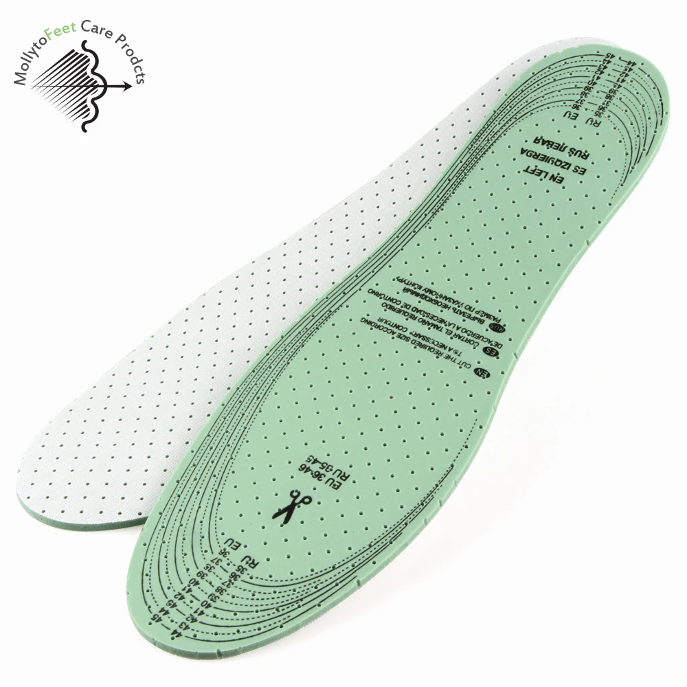 Anti Bacterial Deodorizing Foot Latex Foam Insoles Buy Anti Sweat