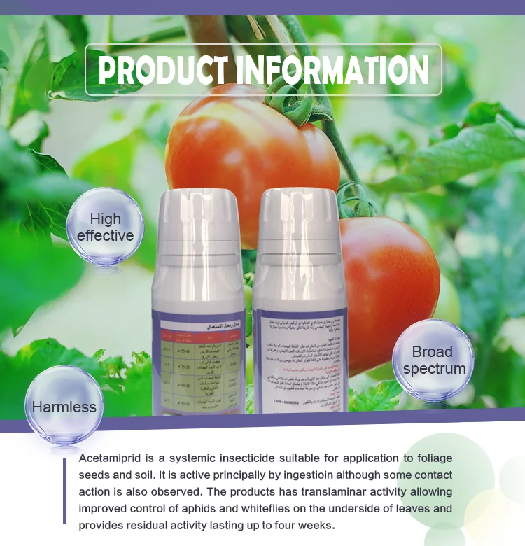 Hot Sale Insecticides Pesticides Strong Termite Acetamiprid Confido