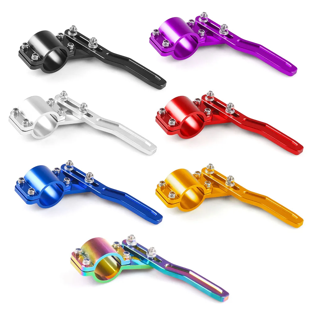 QIDIAN Aluminium Car Steering Wheel Turn Signal Lever Extension Rod Adjustment Turn Signal Lever Position Up Kit red