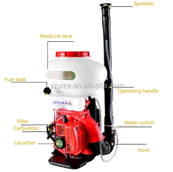 Backpack Fumigation Car Cordless Pest Fog Fogging Machine Mosquito