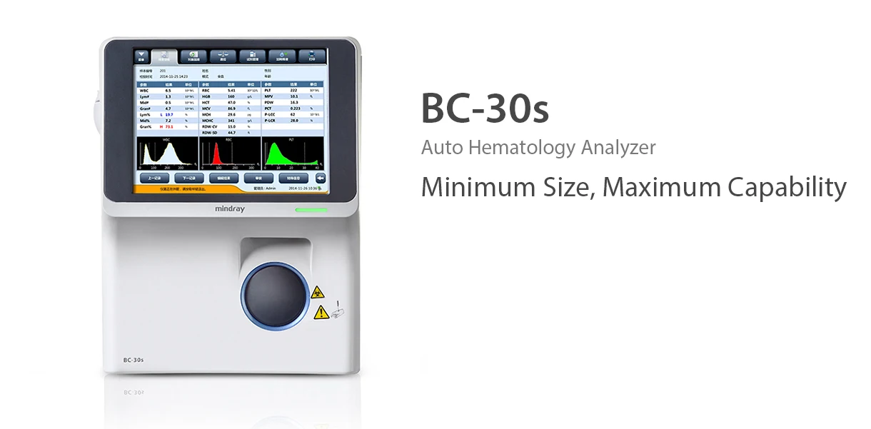 Mindray Bc30s Hematology Analyzer Made In Germany Is Used For In