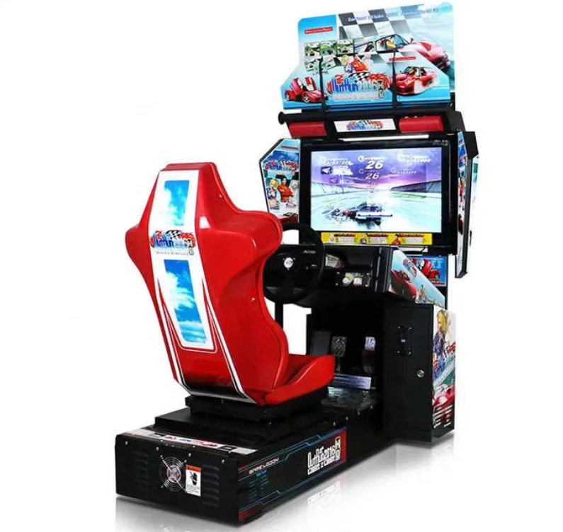 Coin-Operated Arcade Racing Game Machine for Kids & Adults - 32