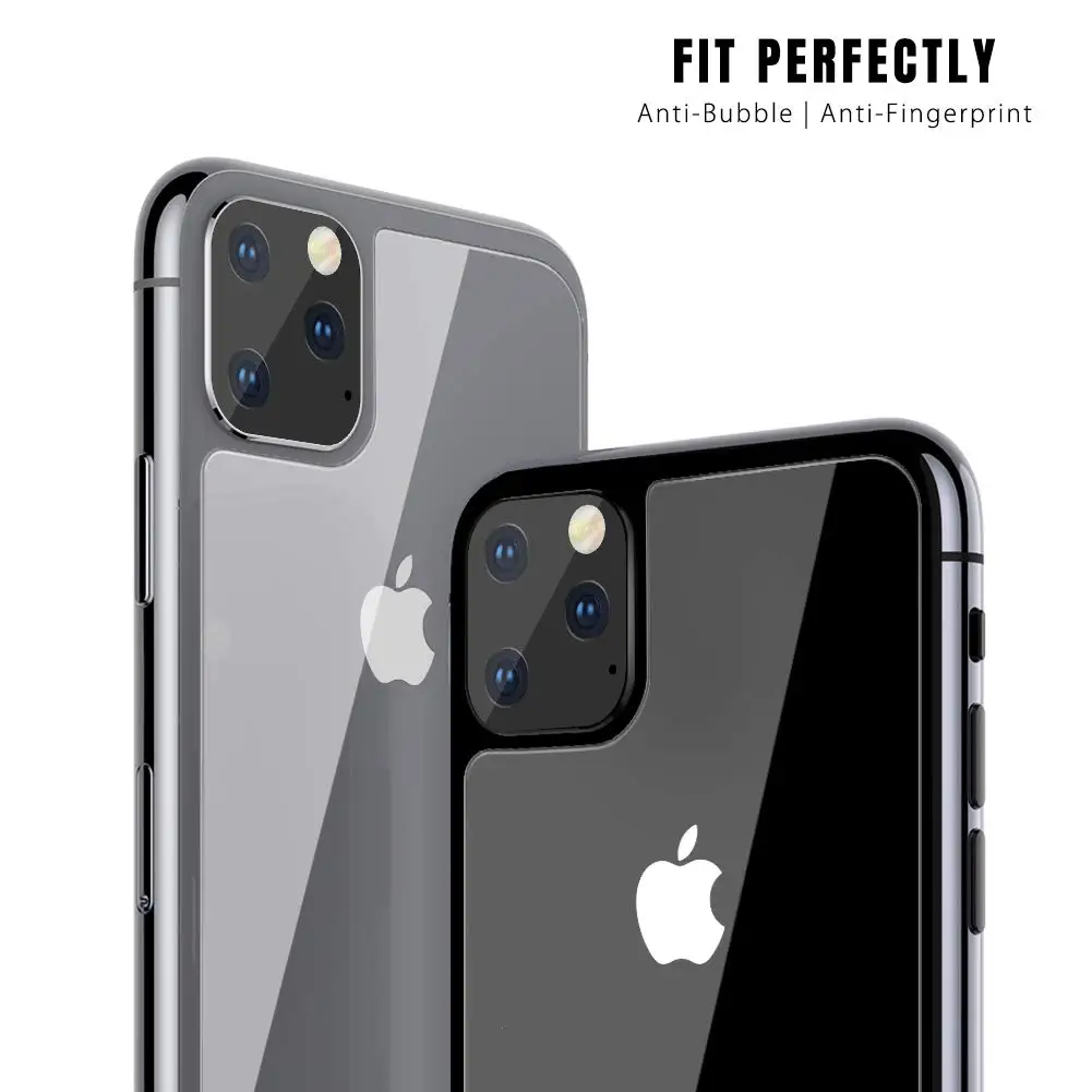 2.5d tempered glass screen protector for iPhone 11pro  back glass tempered  protector