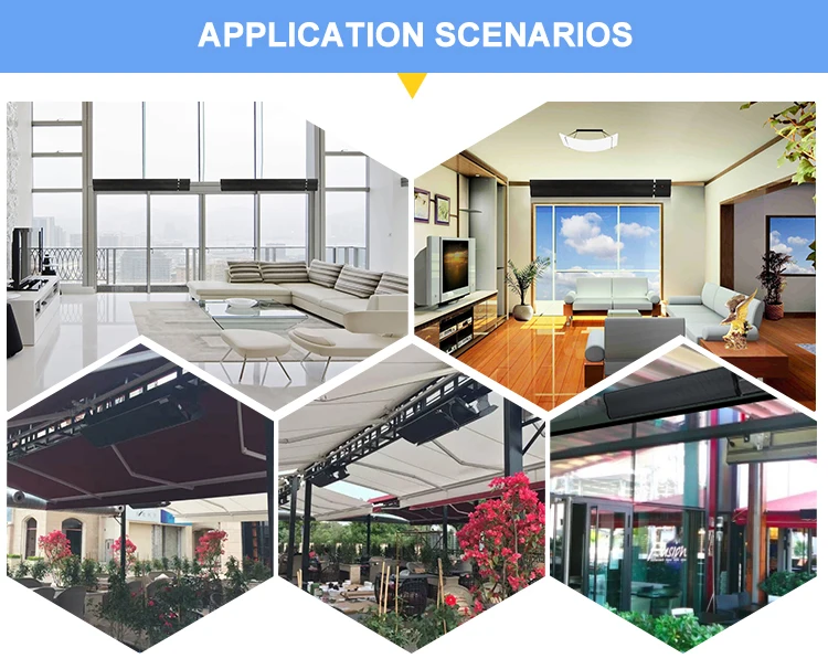 infrared radiant heater with LED