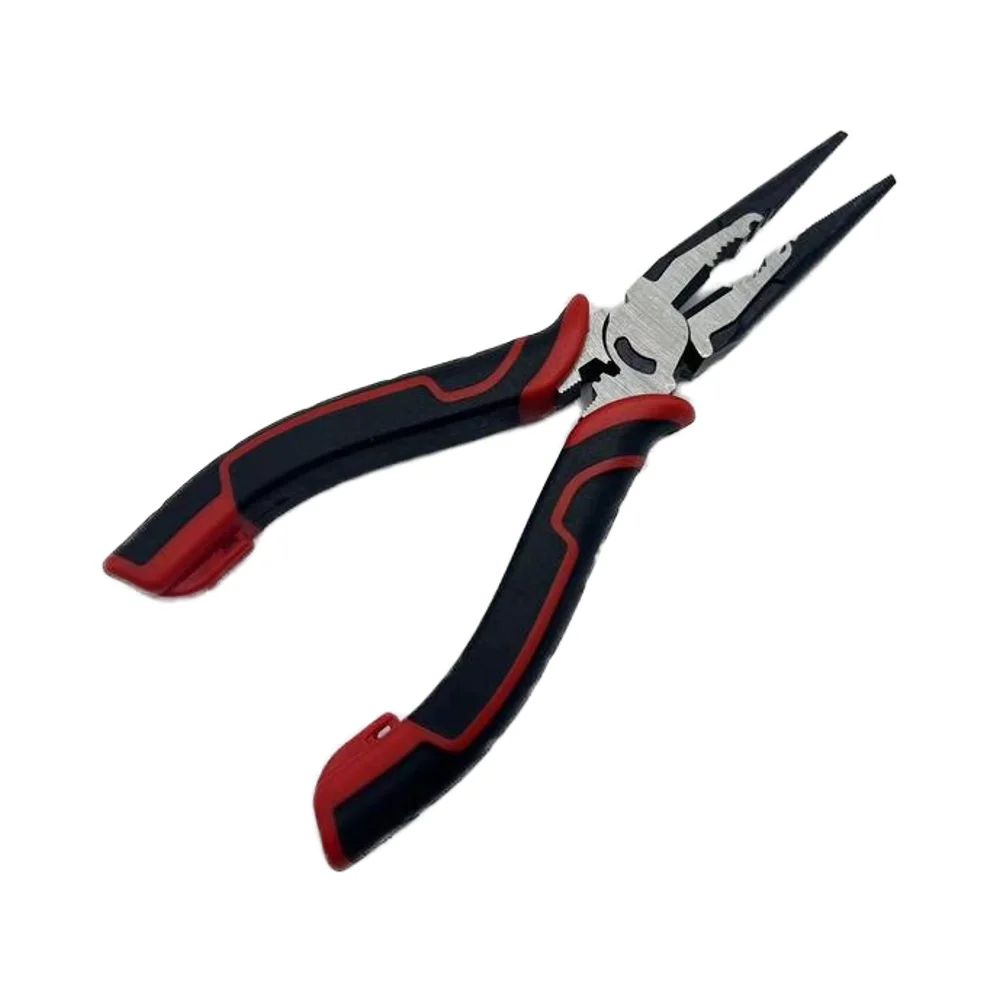 Customizable Industrial-Grade Multifunctional DIY Tool Long Nose Clip Soft Grip Carbon Steel for OEM Applications details