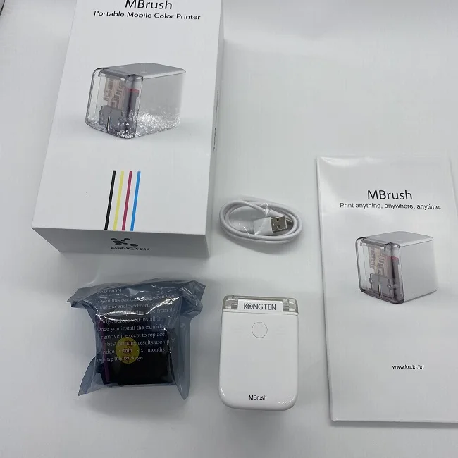 Mbrush Princubethe World's Smallest Mobile Color Printer Princube
