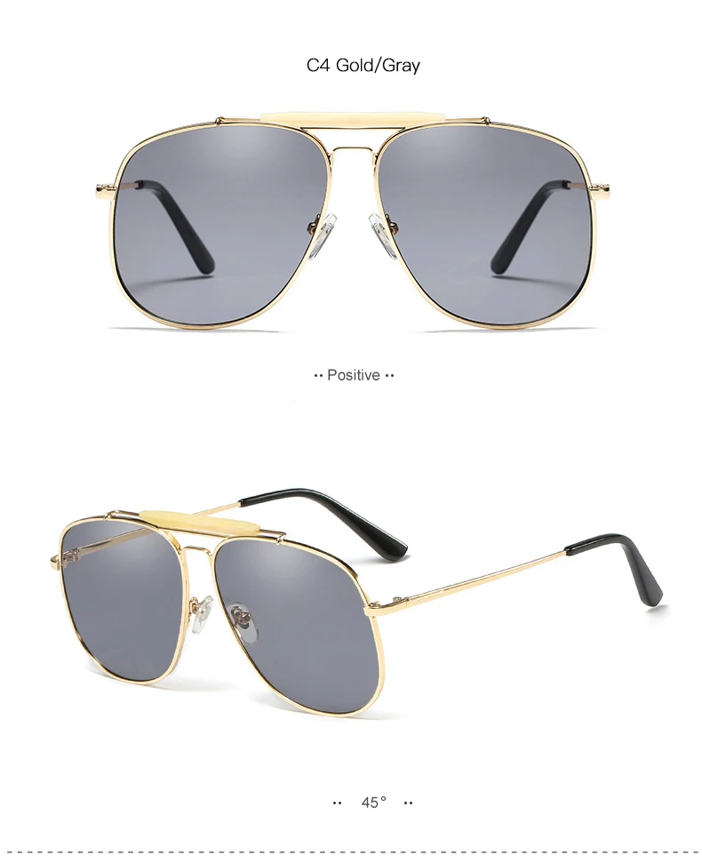 SHINELOT M1027 New Classic Metal Pilot Sun Glasses Custom Logo OEM Men Women Pink lens Unix Sunglasses 2019