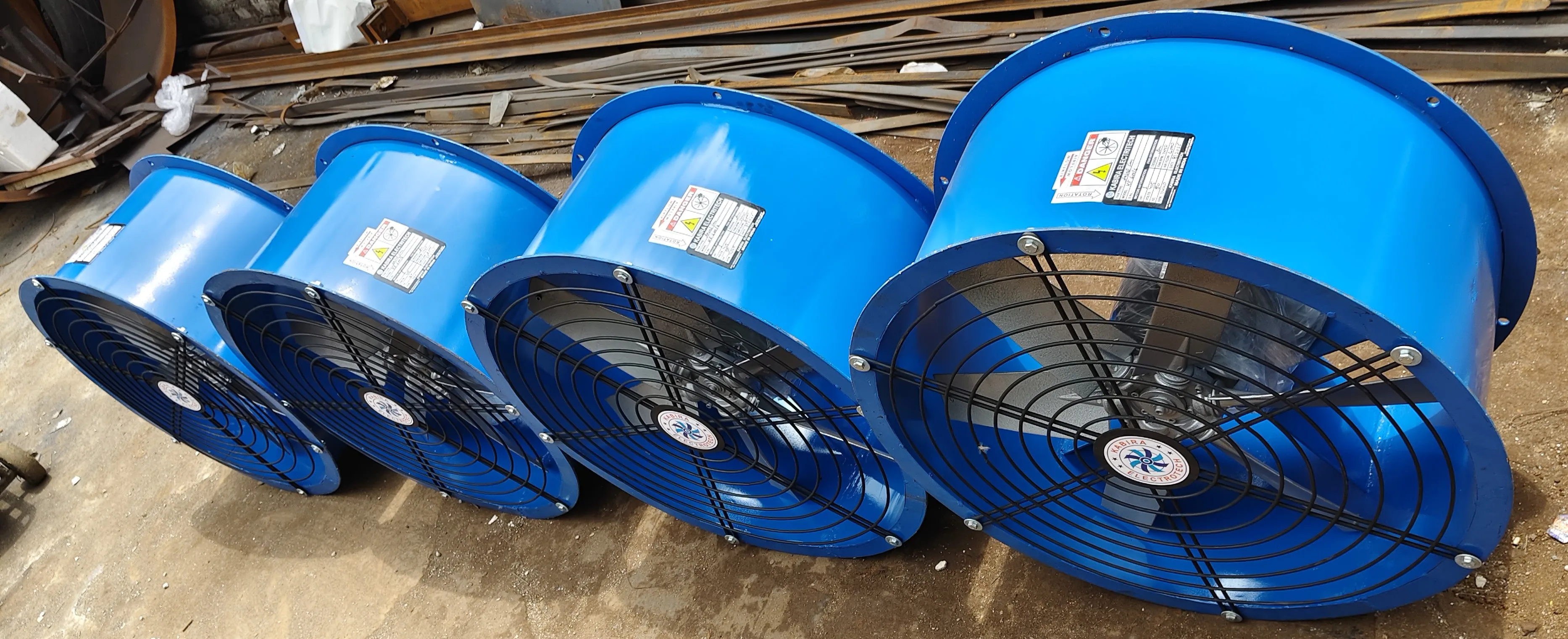 Axial Flow Duct Fan, 1400mm, Aluminium - detail 6
